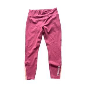 Peloton Dusty Rose Womens Full Length Leggings Inside Back Slit Size L